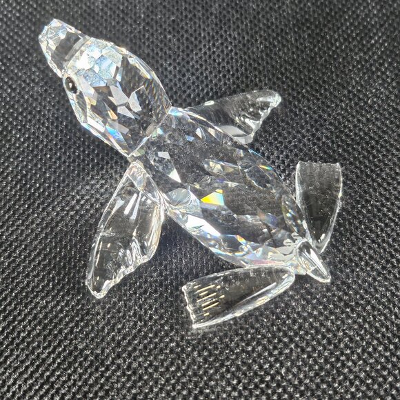 Swarovski Crystal Baby Sea Lion Figurine Retired Piece From Aquatic World Group - Picture 4 of 9